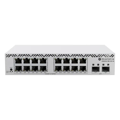 მართვადი სვიჩი - CSS318, 16G, 2S+, MikroTik