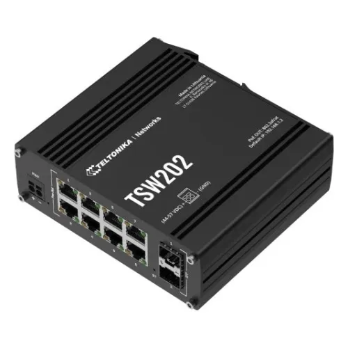 PoE+ L2 managed Switch 8 10/100/1000, 2 SFP ports