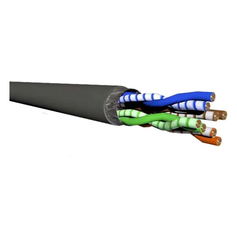DRAKA - Cat5e FTP 100% სპილენძი გარე გამოყენების 500 მეტრი