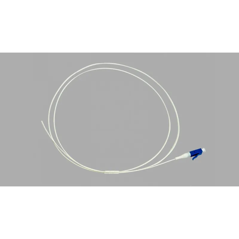 ოპტიკური პიგტეილი - LC/UPC-G657A1 0.9mm 1m PVC