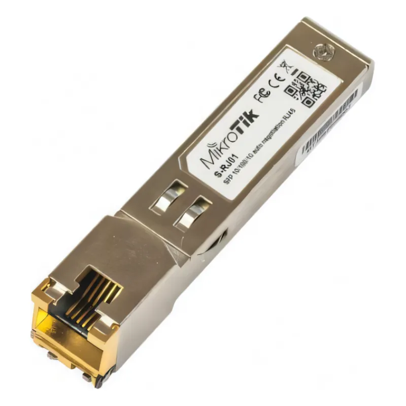 1.25 გბ/წმ SFP-დან 1 გბ/წმ Rj45-ზე გადამყვანი მოდული