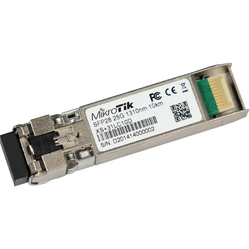 SFP მოდული - 1G, 10G, 25G, 10კმ, ერთ მოდიანი, LC დუპლექსი