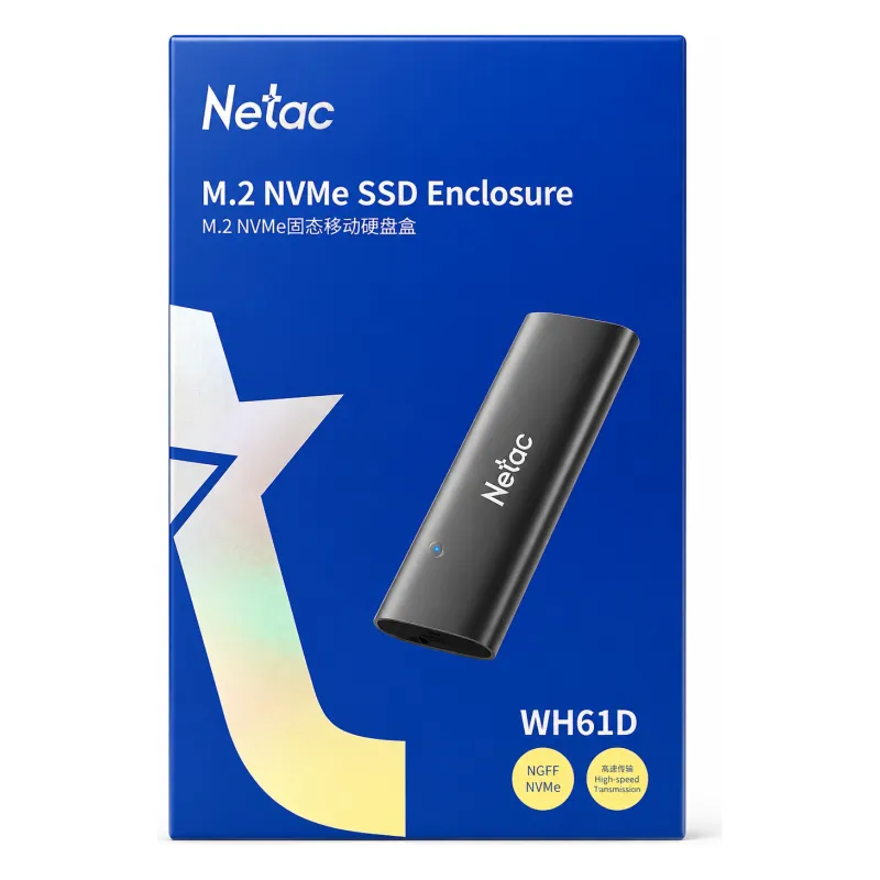 WH61D, M.2 NVMe SSD Enclosure