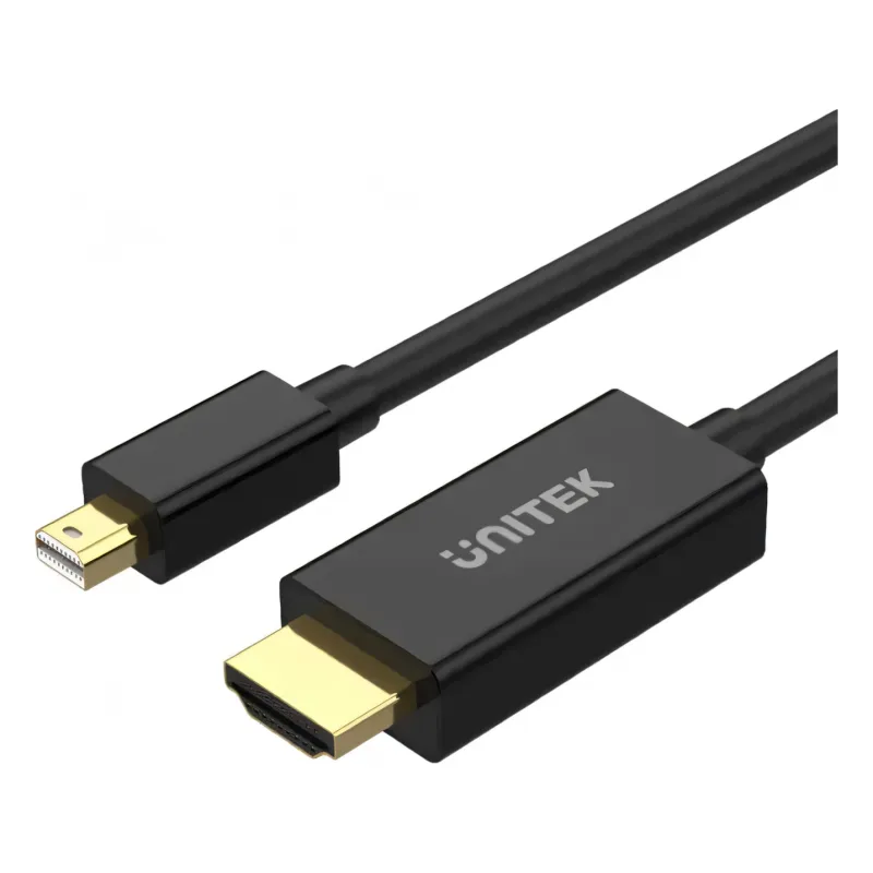 V1152A, UNITEK, Adapter, Mini DisplayPort Male to HDMI Male Adapter cable 2M