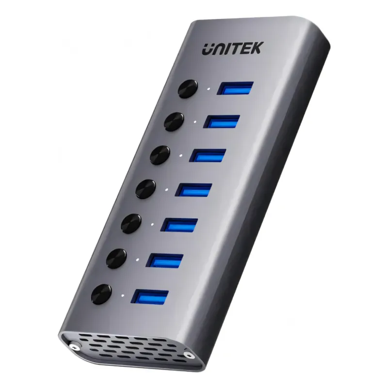 H1314A, UNITEK, USB HUB, 7-in-1 USB-C 5Gbps Hub