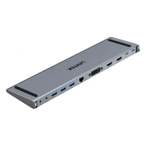 D1147A, UNITEK, Docking Station, 9-in-1 USB-C 5Gbps Universal Docking Station