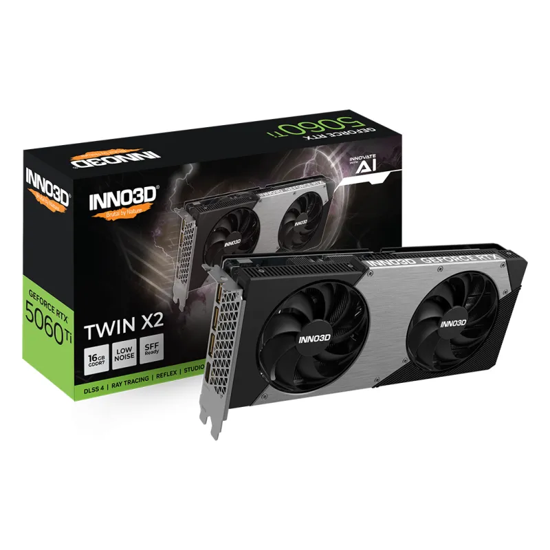 INNO3D GeForce RTX™ 5060 Ti 16GB TWIN X2 GDDR7