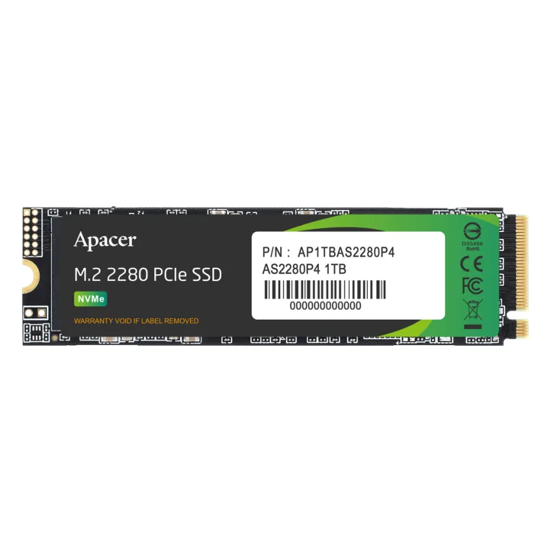 Apacer, AS2280P4, M2 SSD, M.2 PCIe 256GB
