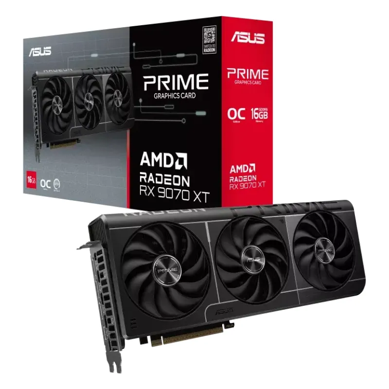 ASUS Prime Radeon™ RX 9070 XT 16GB GDDR6 OC Edition