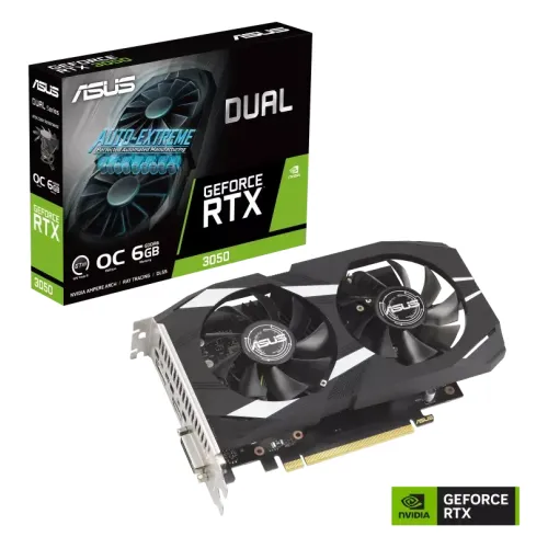 ASUS Dual GeForce RTX™ 3050 OC Edition 6GB GDDR6