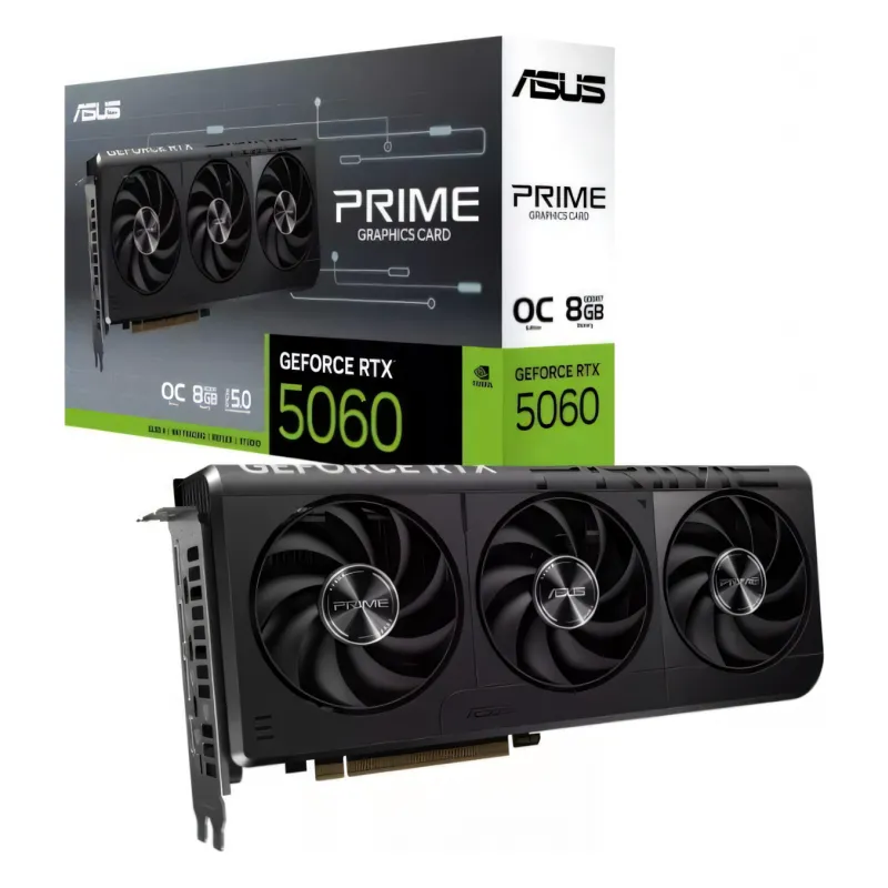 ASUS PRIME GeForce RTX™ 5060 8GB GDDR7 OC Edition