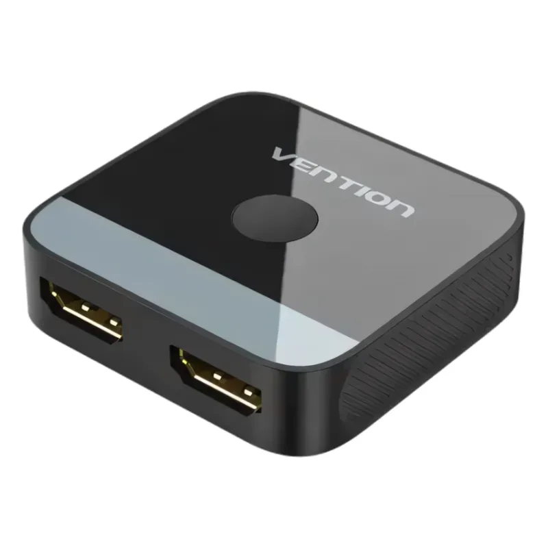 AKOB0 2-Port HDMI, Adapter, 2-Port HDMI Bi-Direction 4K Switcher Black ABS Type