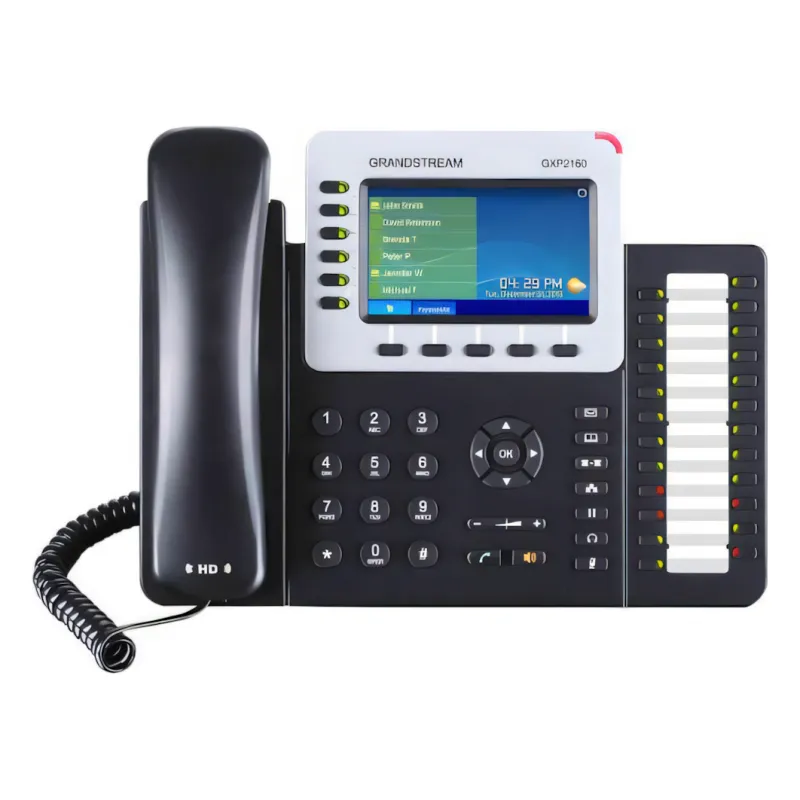 GXP2160 Grandstream Enterprise IP Telephone: 6-line Enterprise HD IP Phone; 480x272 TFT color LCD