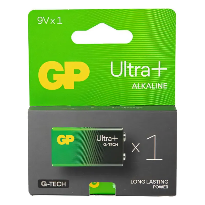 PVA9VUP046, GP, Battery, 9V, 6LR61, Ultra Alkaline