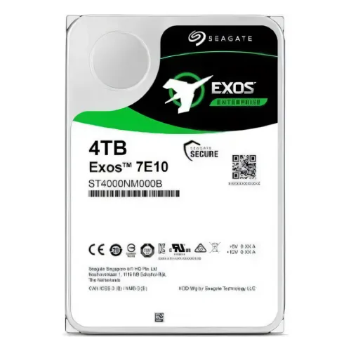 Seagate, Exos 7E10 ST4000NM000B 4TB, HDD