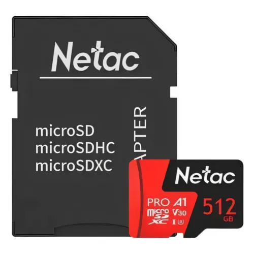 Netac, P500 Extreme Pro, 512GB, Memory Card