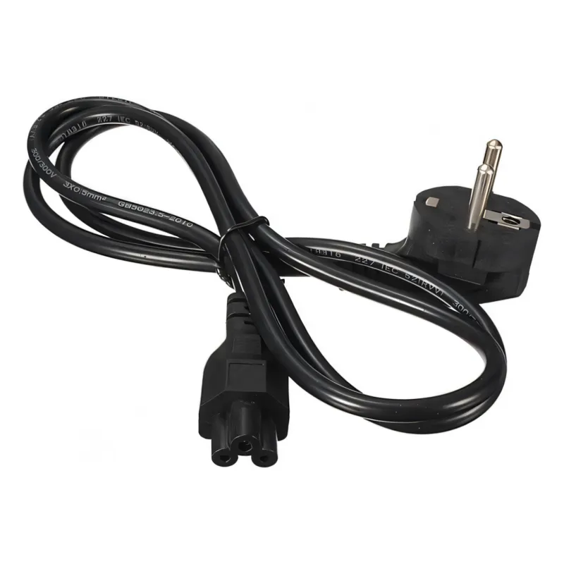 VENTION ZCKBAC 3-Prong Power Cord 1.8M cable C5 Connector EU Plug