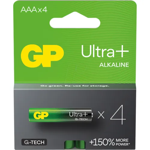 PCA24UP178, GP, Battery, AAAx4, 1.5V, LR03, Ultra Alkaline