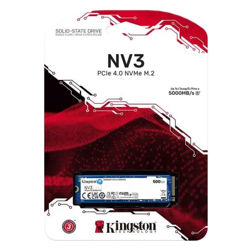 KINGSTON, NV3 PCIe 4.0 NVMe SSD, 1000GB, 2280 PCIe