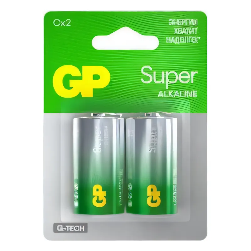 GPPCA14AS096, GP, Battery, CX2 1.5V, LR14, Super Alkaline