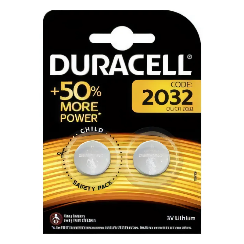 DL/CR2032, DURACELL, Battery, 3V, 2 pack