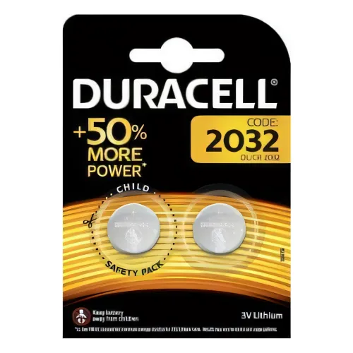 DL/CR2032, DURACELL, Battery, 3V, 2 pack