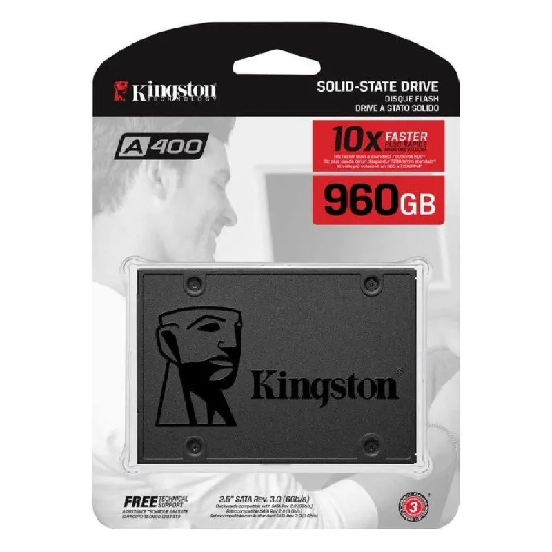 Kingston, 960GB A400 SATA3 2.5 SSD