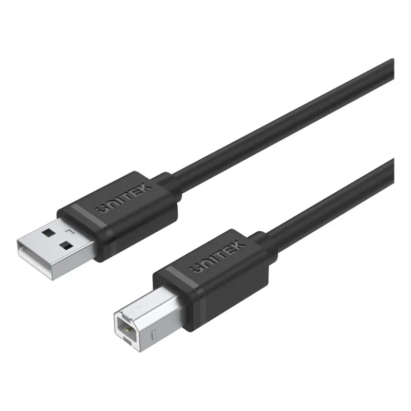 Y-C420GBK, UNITEK, 3M USB 2.0 USB-A (M) to USB-B (M) Cable