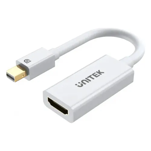 Y-6331, UNITEK, 20CM Mini DisplayPort to HDMI Female Adapter (4K)