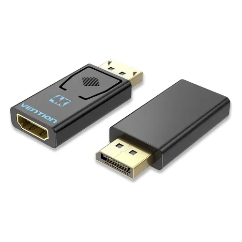 VENTION HBMB0 DisplayPort Male to HDMI Female Adapter Black 4K 30Hz