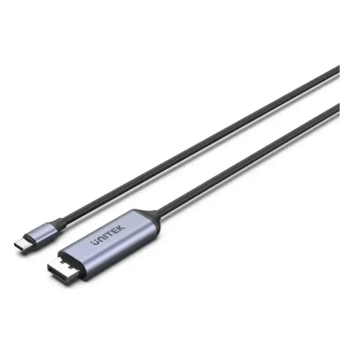V1423C, UNITEK 1.8M, USB-C To DP1.4 8K 60Hz Adapter Cable, Space Grey