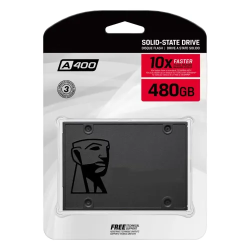 Kingston, 480GB A400 SATA3 2.5 SSD