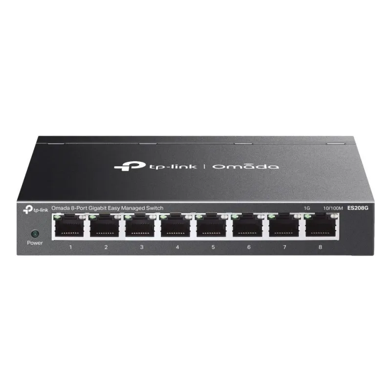 TP-Link, Omada ES208G, Omada 8-Port Gigabit Easy Managed Switch