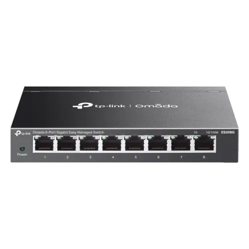 TP-Link, Omada ES208G, Omada 8-Port Gigabit Easy Managed Switch