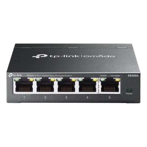 TP-Link, Omada ES205G, 5-Port Gigabit Easy Managed Switch