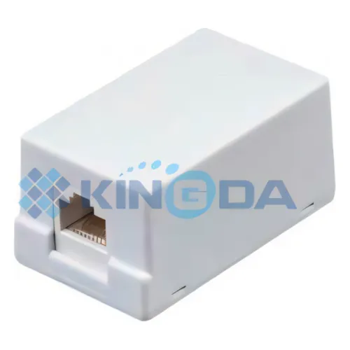 KD-WP01-A, Kingda, Surface box, single port, with keystone jack