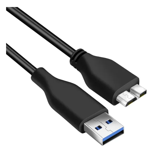KDUSB3001-0.5M, KINGDA USB Plug Cable to USB 3.0 Micro B Plug for external HDD 0,5 m