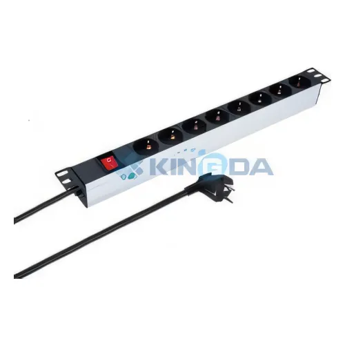 KD-PDU-GM-1U-P8, Kingda, 19" Power distribution unit, German type