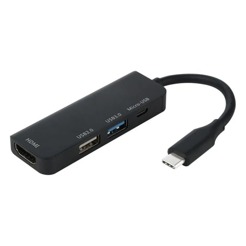 KD-3211, KINGDA, Type C to HDMI + USB+ with charging capability