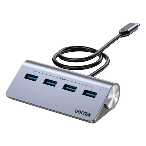 H1337BGY01 UNITEK 4-in-1 USB-C 5Gbps Hub (4*USB-A 5Gbps)