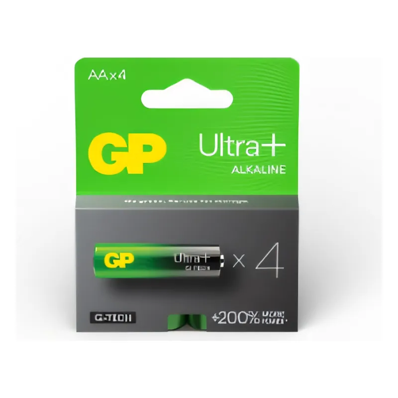 GPPCA15UP200, GP AAx4, 15AUPETA21-2GSB4 bat.Ultra+ ALKALINE (AA) 4891199203923