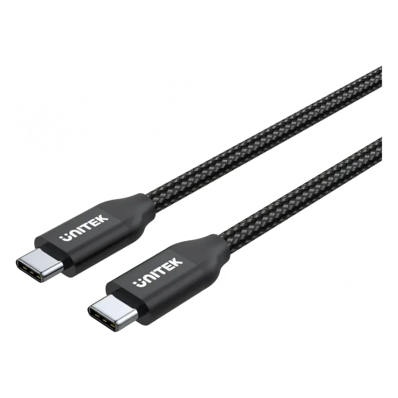 C14059BK, UNITEK, 2M USB-C CM to CM PD 100W Charging Cable