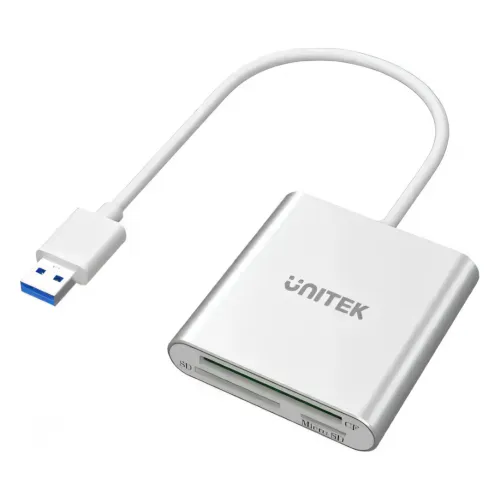 Y-9313, UNITEK, USB Adapter, USB3.0 5 Gb to Micro SD/SD/CF Card Reader