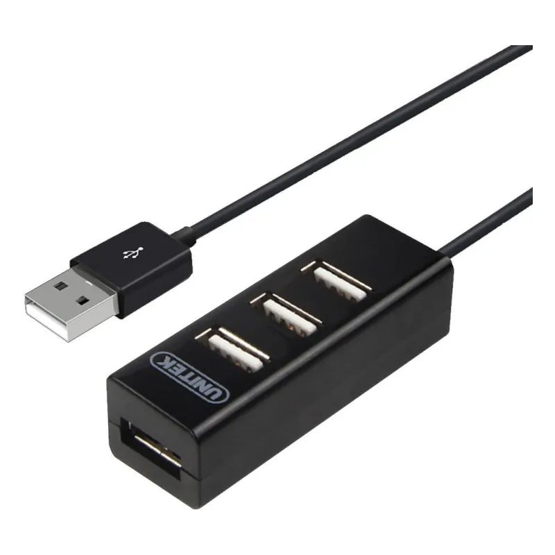 Y-2140, UNITEK, USB HUB, 4 Ports USB 2.0 480Mbps (80cm Cable)