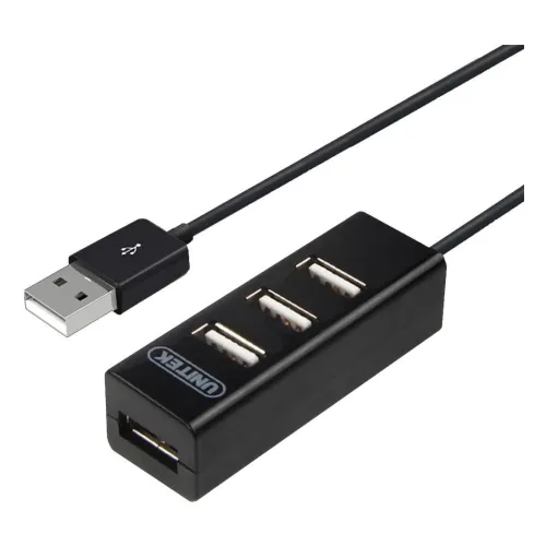 Y-2140, UNITEK, USB HUB, 4 Ports USB 2.0 480Mbps (80cm Cable)