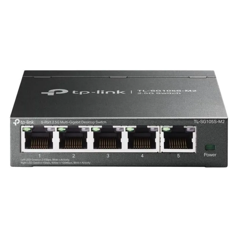 TP-Link, TL-SG105S-M2, Switch, 5-Port 2.5G Multi-Gigabit Desktop Switch