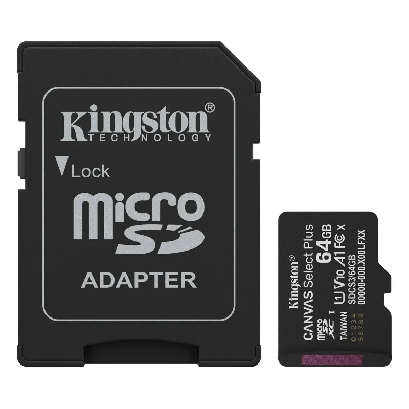Kingston, SDCS3, 64GB, Canvas Select Plus Memory Card