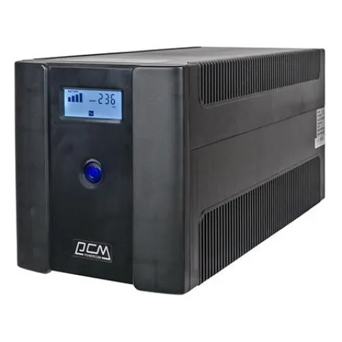 POWERCOM, RPT-1500AP LCD, 1500VA/900W, Black