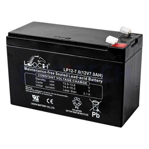 LEOCH, LP12-7.0, 12V 7.0Ah Rechargeable