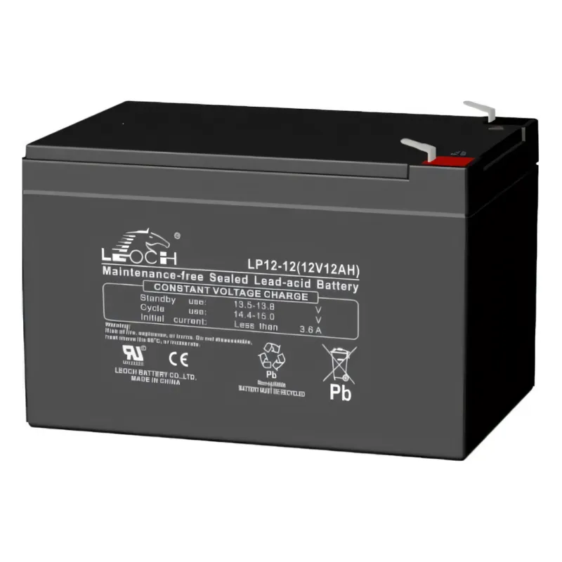 LEOCH, LP12-12, 12V 12Ah Rechargeable